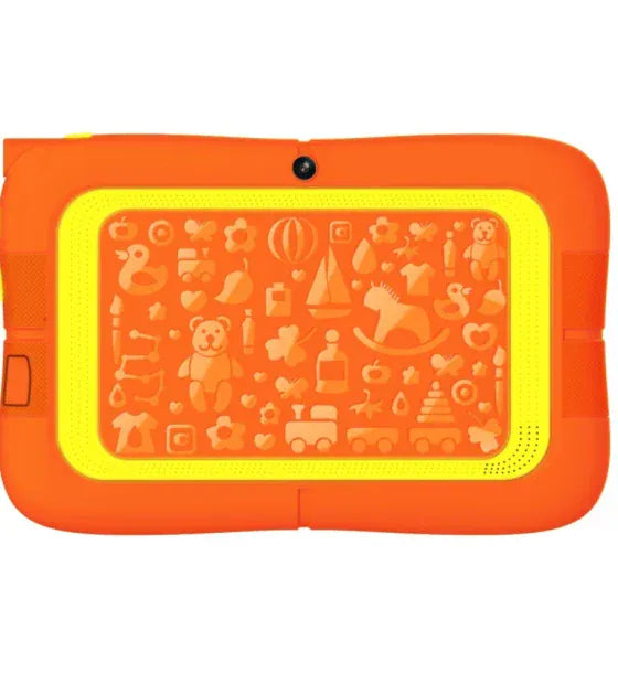 QUBO Tableta pentru copii QUBO T7 KIDS Quad-Core 3GB RAM 32GB ROM Android 13 Portocaliu