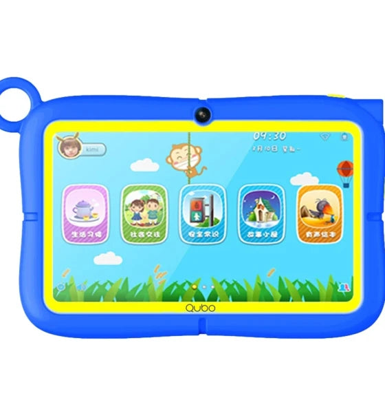 QUBO Tableta pentru copii QUBO T7 KIDS Quad-Core 3GB RAM 32GB ROM Android 13 Verde