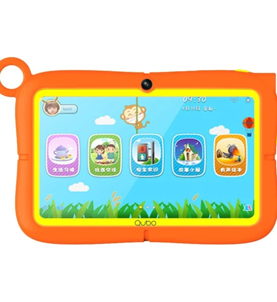 QUBO Tableta pentru copii QUBO T7 KIDS Quad-Core 3GB RAM 32GB ROM Android 13 Verde