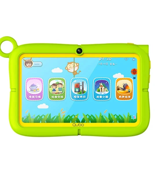 QUBO Tableta pentru copii QUBO T7 KIDS Quad-Core 3GB RAM 32GB ROM Android 13 Verde