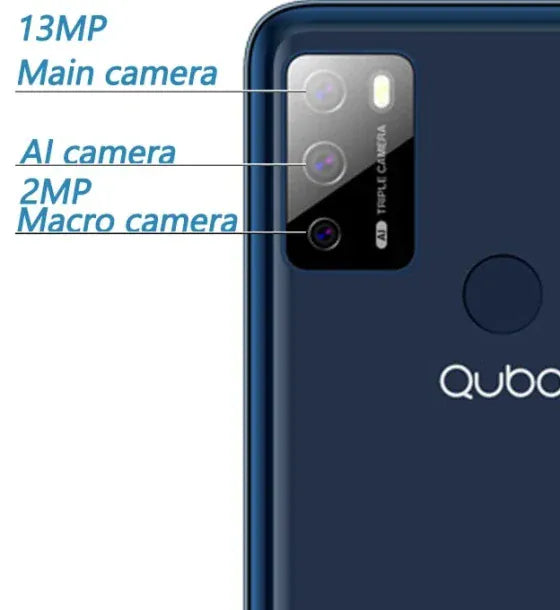 QUBO Telefon mobil QUBO P-668 653 inch 4GB RAM 64GB 4G Albastru