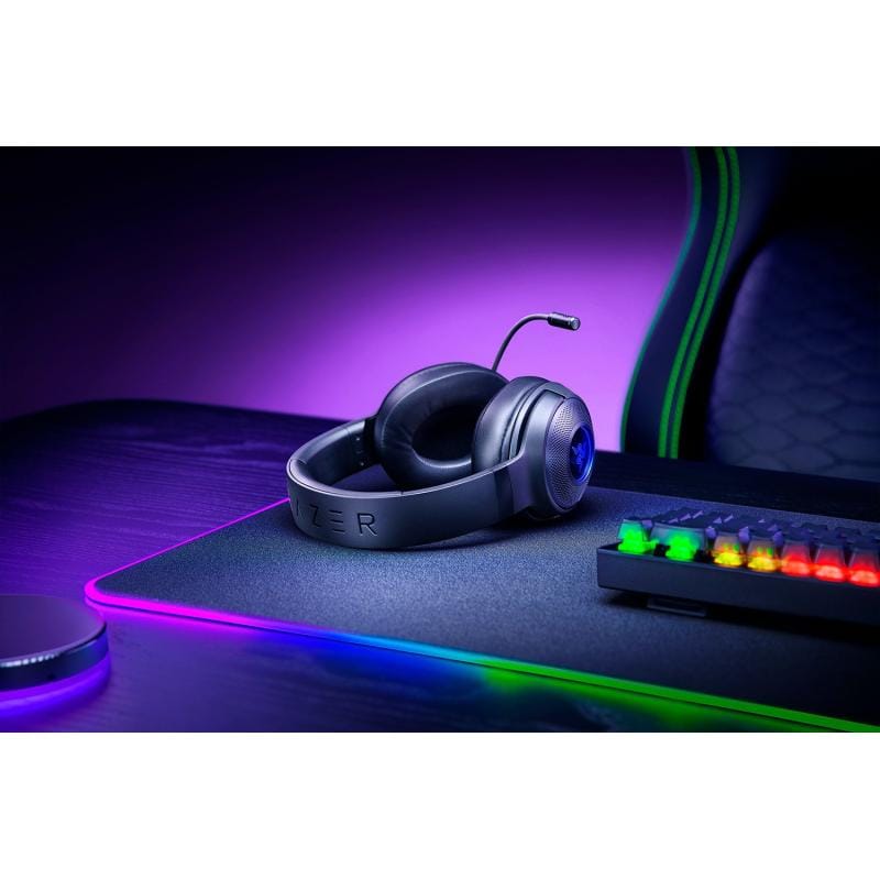 RAZER Cască Gaming Razer Kraken V3 X USB, Sunet Surround, Microfon Clar, Confort Ușor (RZ04-03750300-R3M1)