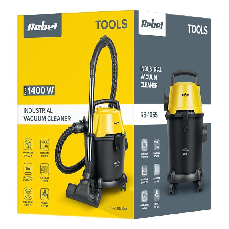 Rebel Aspirator Aspirator Rebel RB-1065 | 1400W, 15L, 49cm, 240V
