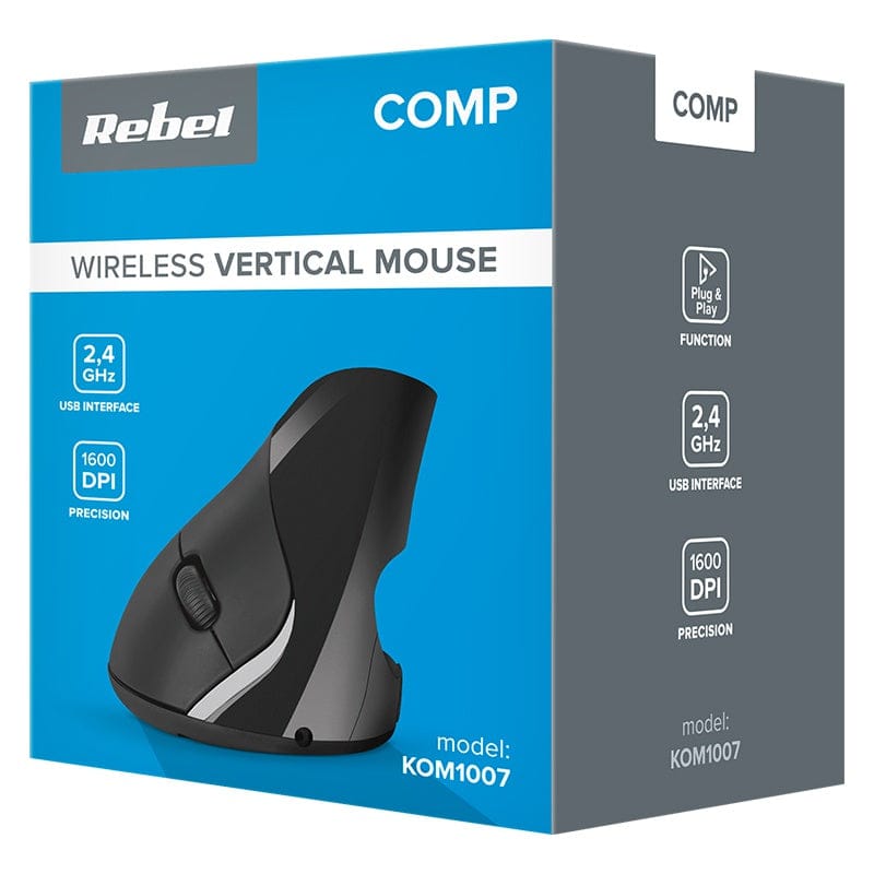 Rebel Mouse Mouse Rebel KOM1007 | Negru
