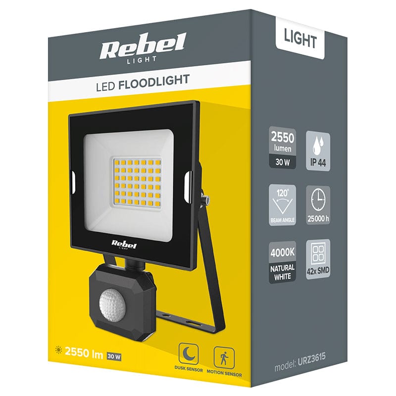 Rebel Proiector LED Proiector LED Rebel URZ3615 | 30W, LED