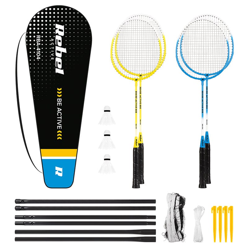 Rebel Set badminton Set badminton Rebel RBA-4104 | 65cm, Alb