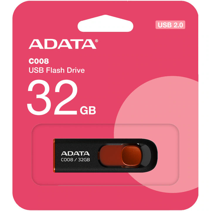 Memorie USB ADATA C008 32GB USB 2.0 Rosu/Negru