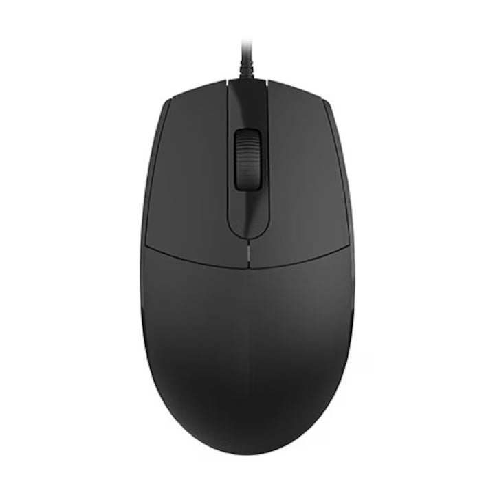 Mouse cu Fir Omega OM0420CB | USB, Negru
