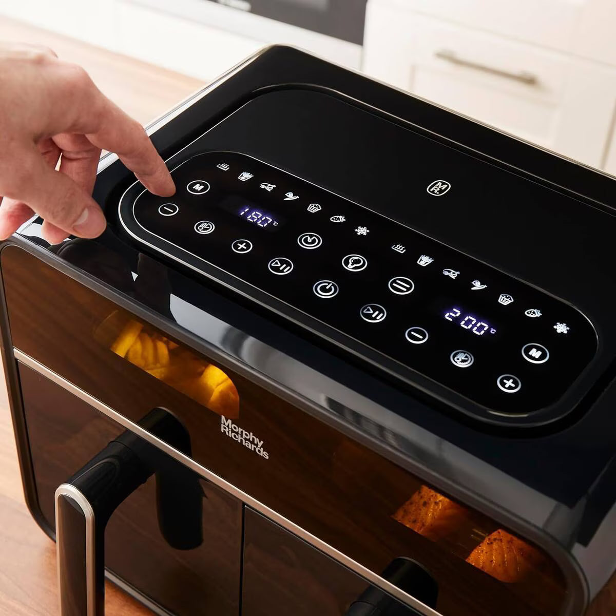 Morphy Richards Air Fryer Air Fryer Morphy Richards MUC-ADT4B | 1500W, 7.2L, Dual, Negru