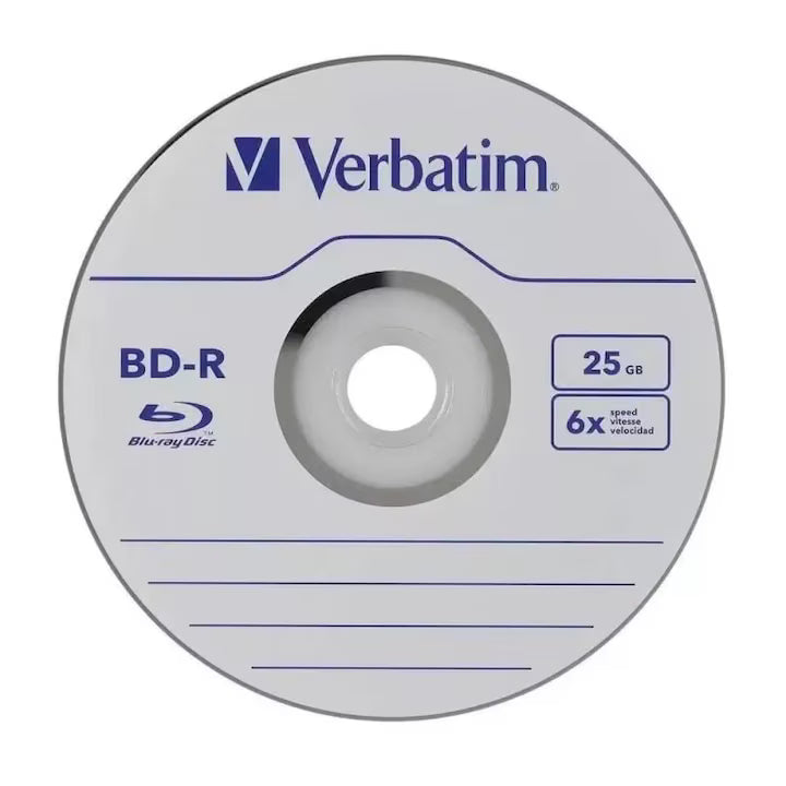 Verbatim Discuri optice (CD, DVD, Blueray) Disc Blu-Ray Verbatim 43688 | BD-R, 25GB, 6x, 25buc Spindle