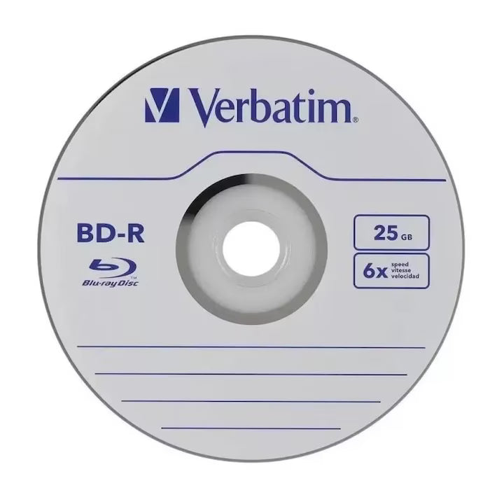 Disc Blu-Ray Verbatim 43688 | BD-R, 25GB, 6x, 25buc Spindle