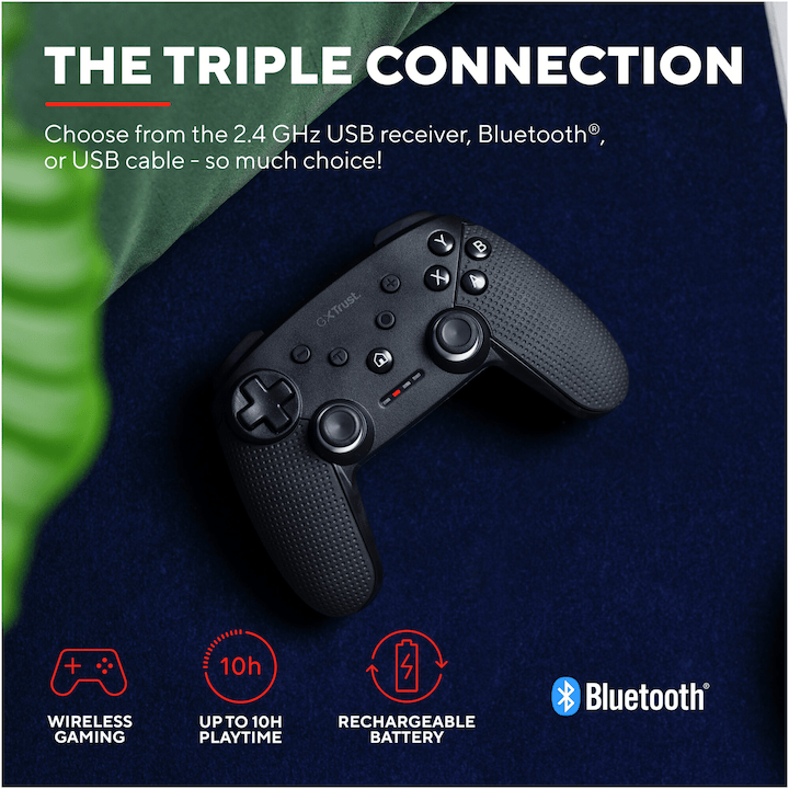 Trust Accesorii consola Accesorii Consola Trust 24790 | Wireless, Bluetooth, Negru