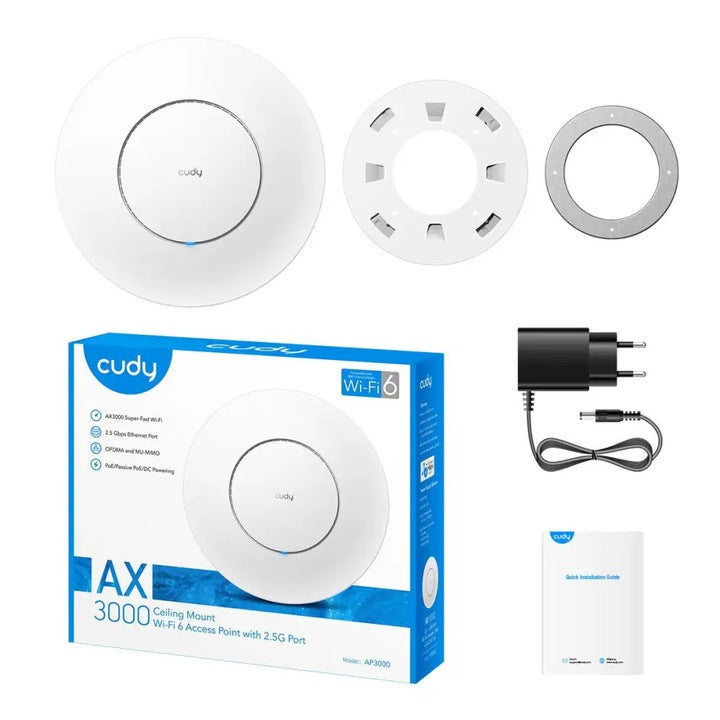 Cudy AX3000 2.5G Wi-Fi 6 Mesh PoE Router