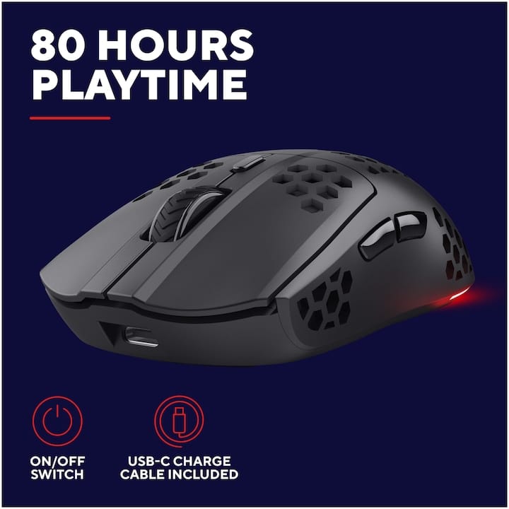 Trust Mouse Mouse Gaming Trust GXT 928 Helox 25306 | Ultra-Lightweight, USB, Negru