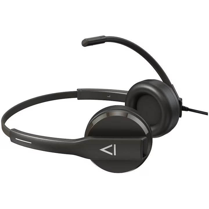 CREATIVE Casti CREATIVE HS-230 Office Headset w/Noise-cancelling Mic, 3.5 mm AUX, USB Adapter