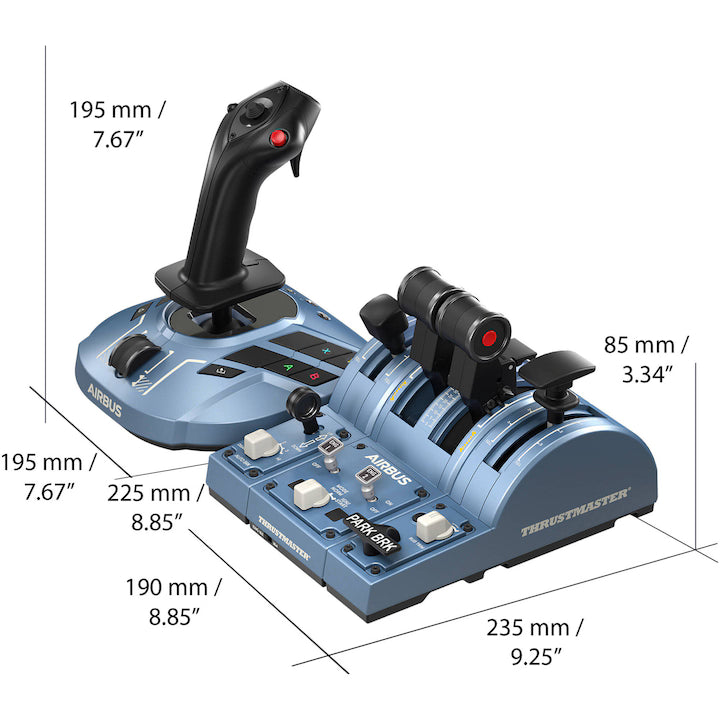 Thrustmaster Accesorii gaming Accesorii Gaming THRUSTMASTER 4460217 | TCA Captain Pack Airbus