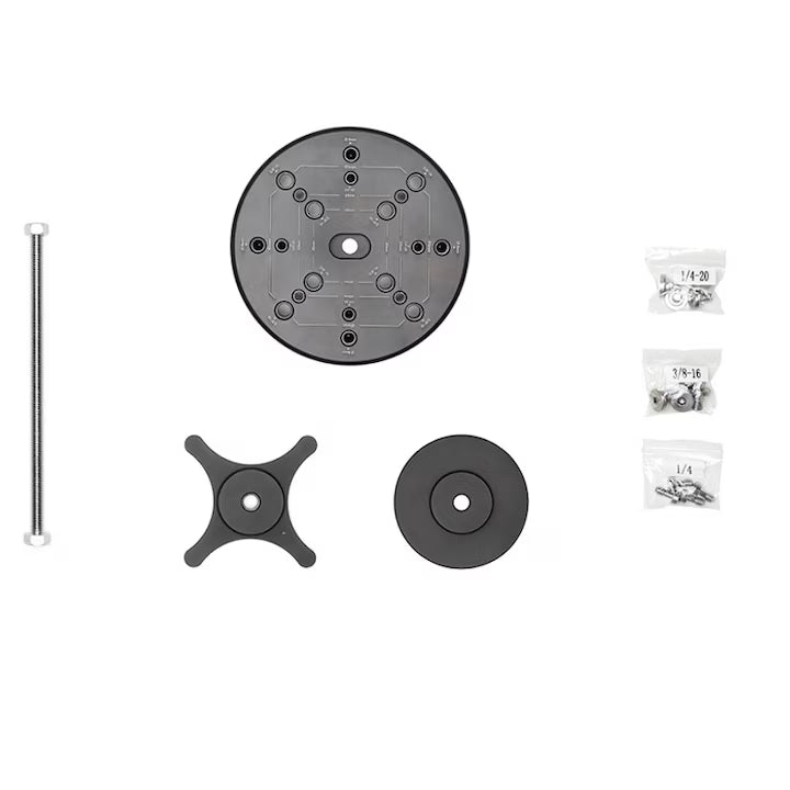 Adaptor ball mount pentru DJI Ronin 2150mm, orificii M8, 1/4"-20 si 3/8"-16