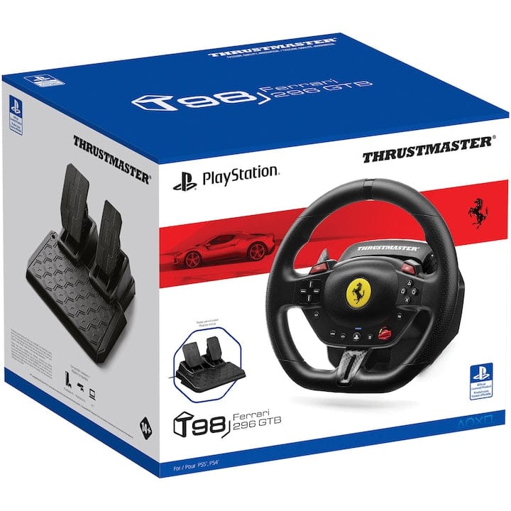 Thrustmaster Volan Gaming Volan Racing Thrustmaster T98-X Ferrari 296 GTS 4460297 | PS5, PS4, Xbox Series X/S, Xbox One, PC