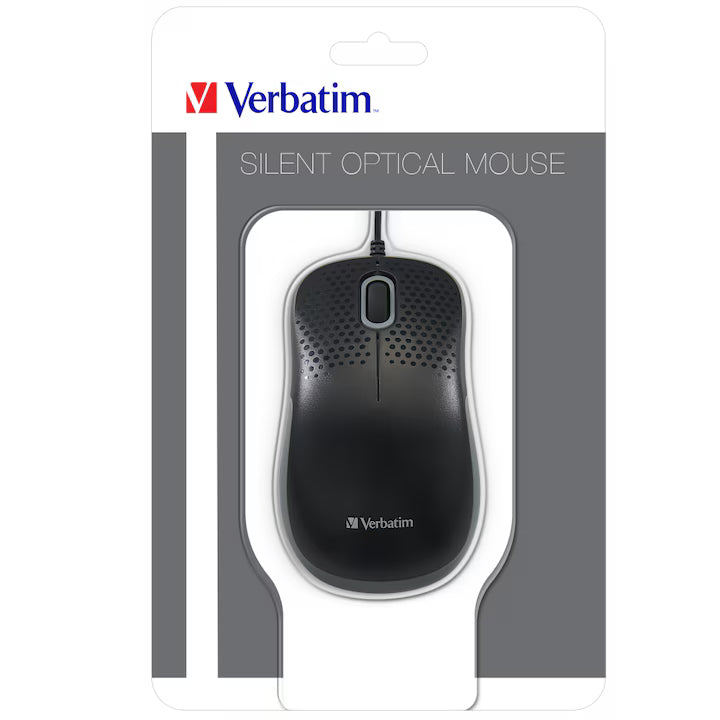 VERBATIM SILENT OPTICAL MOUSE BLACK