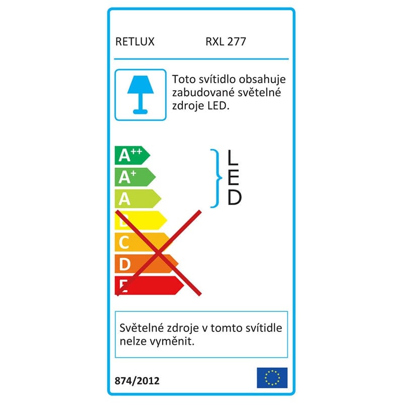 Retlux Sir iluminat Sir iluminat Retlux R-RXL277 | Roșu, LED