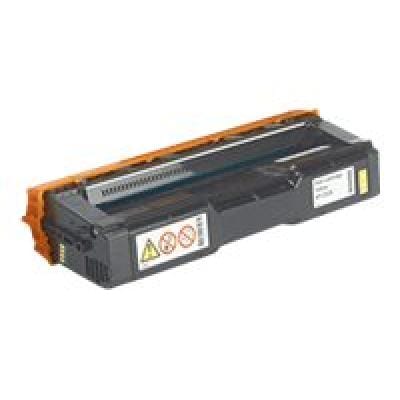 Ricoh Cartuș Toner Original Ricoh SP C252 Yellow HC 407719, Capacitate Mare, Galben Intens