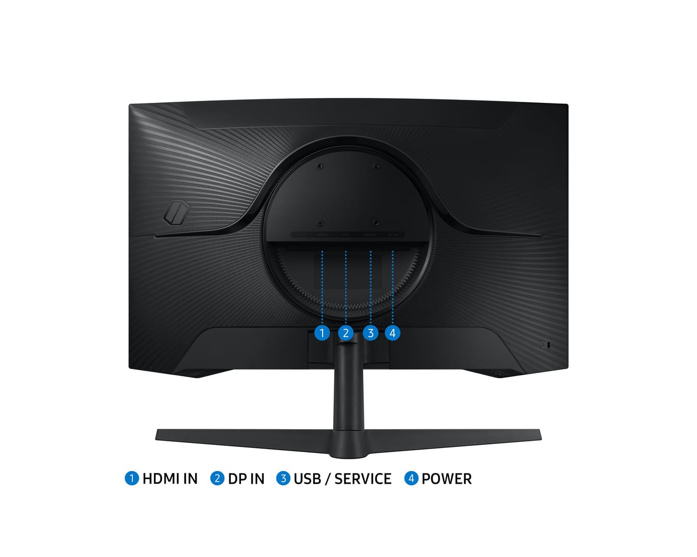 Samsung Monitor PC Monitor Gaming Samsung Odyssey G5 G55C | 27", Curbat 1000R, WQHD, 144Hz