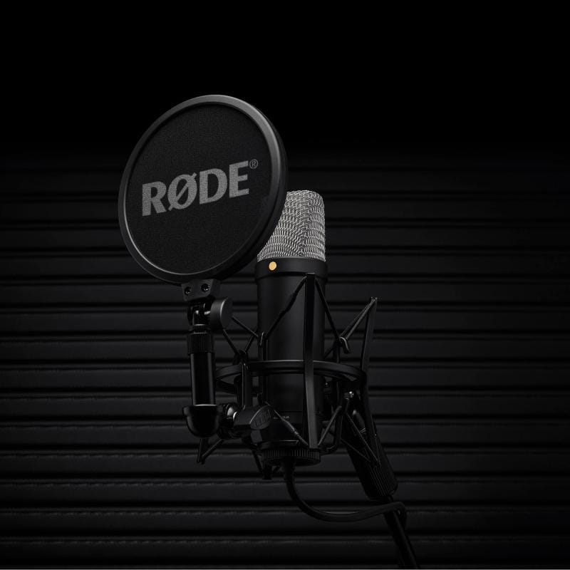 RØDE Microfon condensator de studio RØDE NT1 Gen 5, USB-C și XLR, negru (NT1GEN5B)