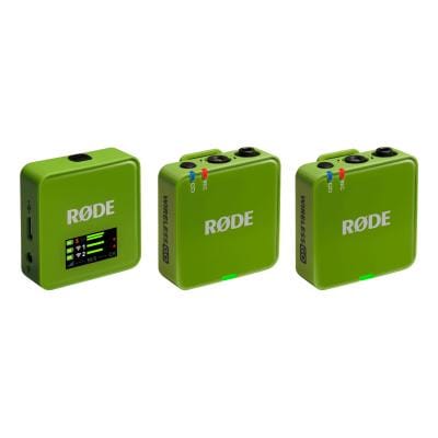 RØDE Sistem microfon wireless RØDE Wireless GO III, verde, pentru vlog, interviuri și streaming (WIGOGEN3GRE)