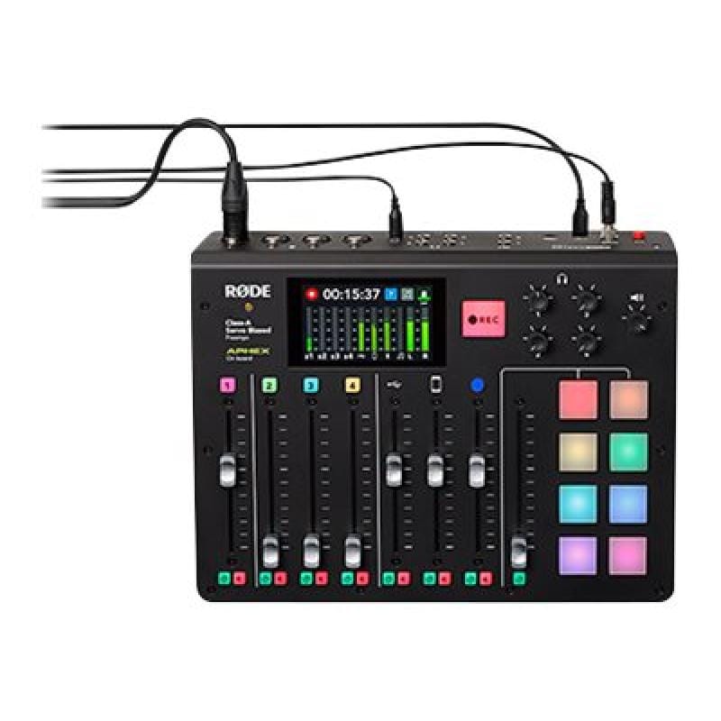 RØDE Stație de producție audio RØDE RodeCaster Pro pentru podcasting și streaming, mixer cu pad-uri și conectivitate USB/Bluetooth