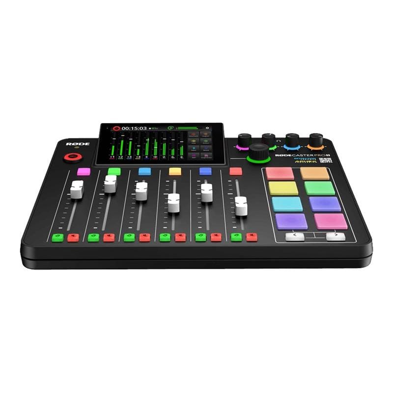 RØDE Stație de producție audio RØDE RodeCaster Pro II pentru streaming și podcasting, mixer all-in-one profesional (400405020)