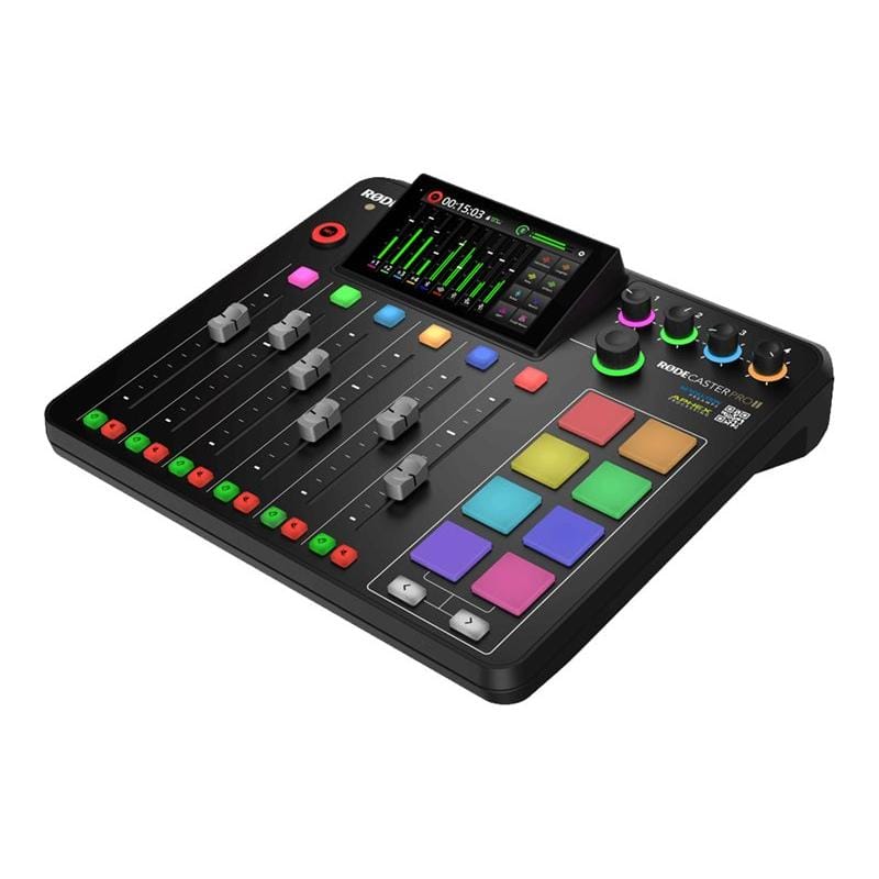RØDE Stație de producție audio RØDE RodeCaster Pro II pentru streaming și podcasting, mixer all-in-one profesional (400405020)