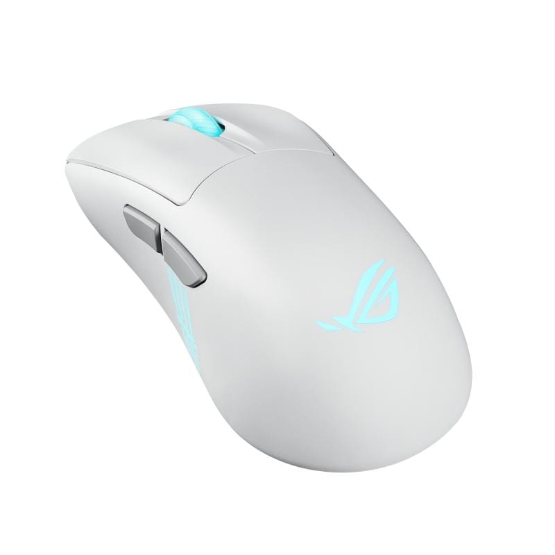 Asus Mouse gaming ASUS ROG Keris II Origin, alb, iluminare RGB, butoane programabile (90MP04A0-BMUA10)