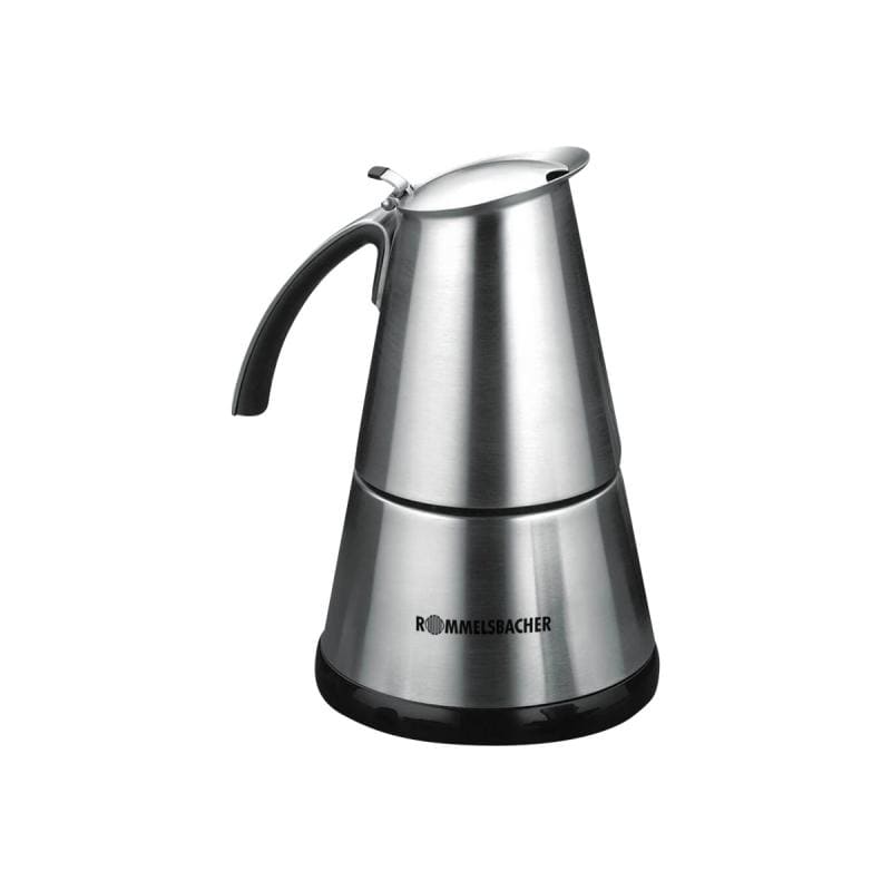 Rommelsbacher Espressor Rommelsbacher Elpresso mini EKO 364/E, argintiu-negru, compact, pentru espresso și băuturi cu lapte