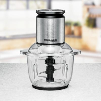 Rommelsbacher Tocator Multifuncțional Rommelsbacher MZ 600, bol 2L, 600W, carcasă inox, pentru legume, fructe și nuci
