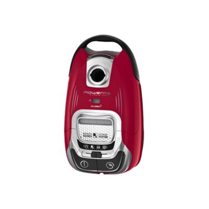 ROWENTA Aspirator cu sac Rowenta Silence Force Allergy+ RO7473CH, roșu, silențios, filtrare avansată pentru alergeni