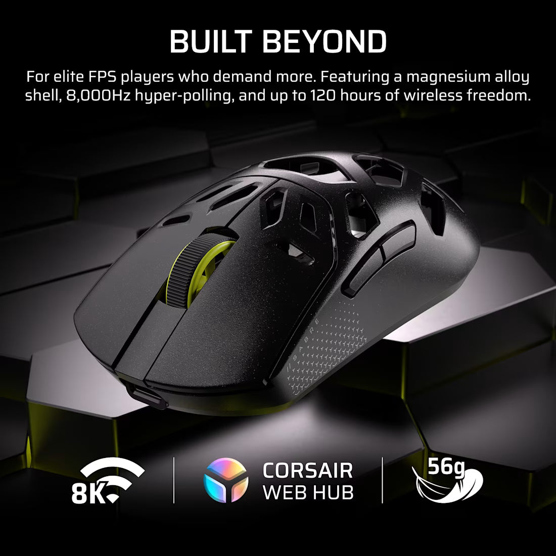 Corsair Mouse Mouse Gaming Wireless Corsair CH-931G100-WW | Wireless, Negru