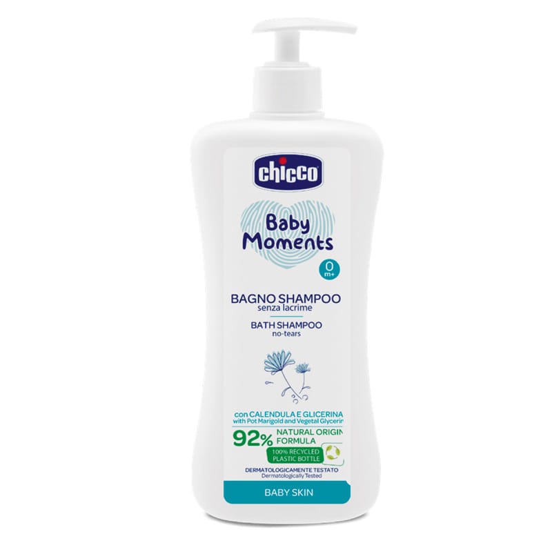Chicco Îngrijire bebe Sampon Fara Lacrimi Chicco Baby Moments 10585-9 | 500ml, 0 Luni+
