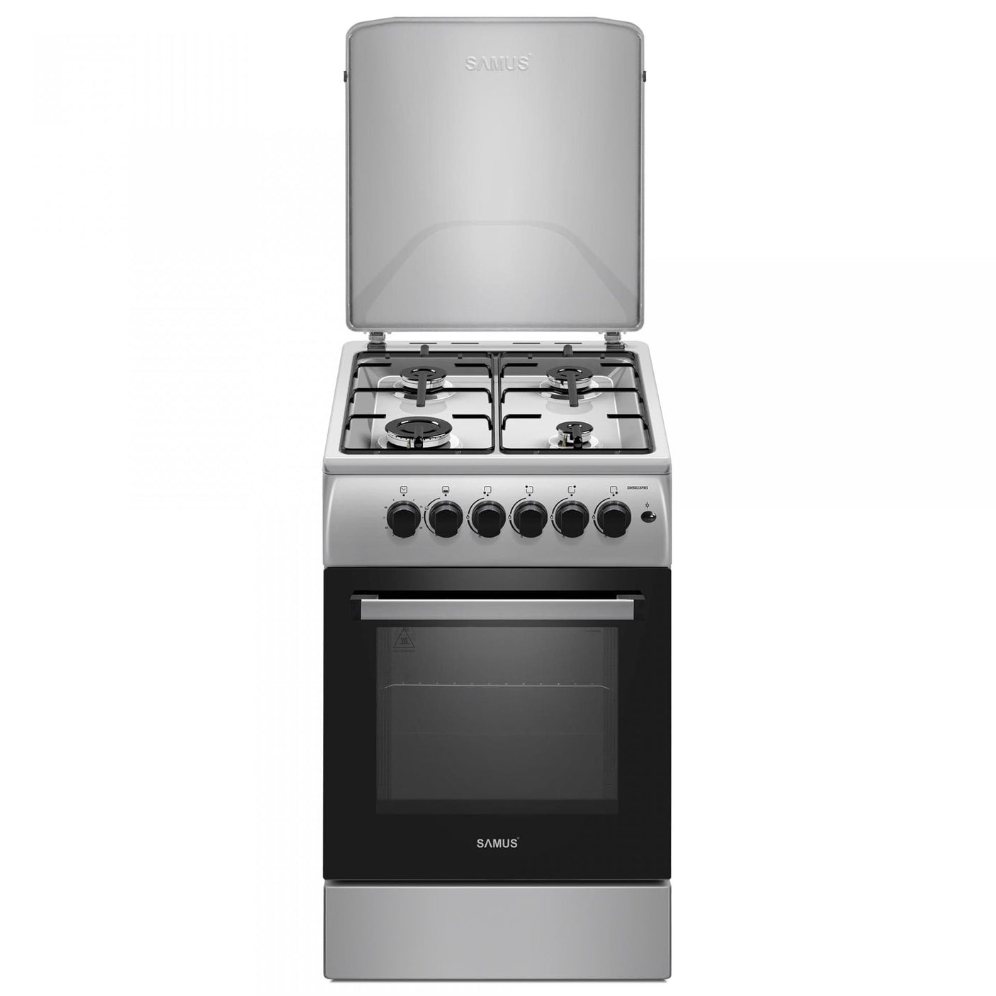 Samus Aragaz Aragaz SamusSM561XPBS | 60cm, Inox, Argintiu, Timer