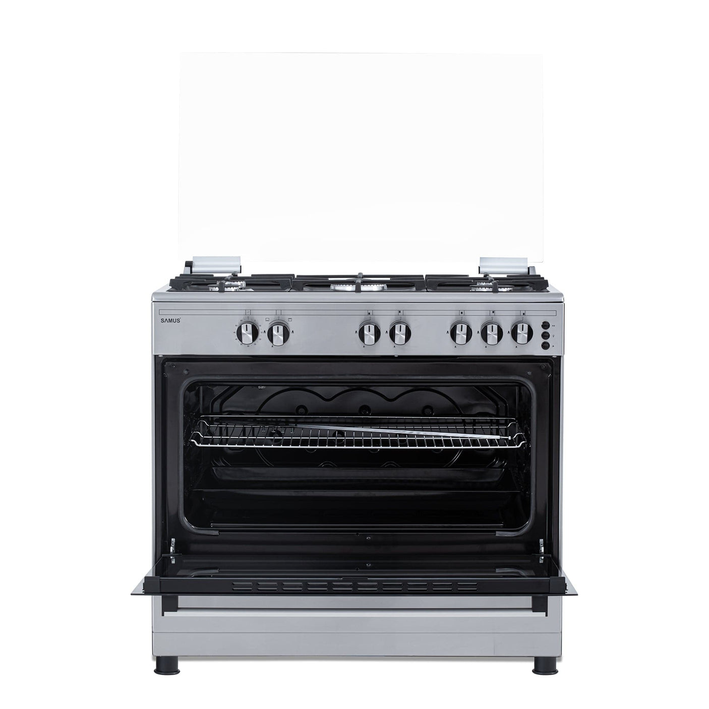 Samus Aragaz Aragaz SamusSM950AGRXS1 | 92L, 90cm, Inox, Argintiu, Timer