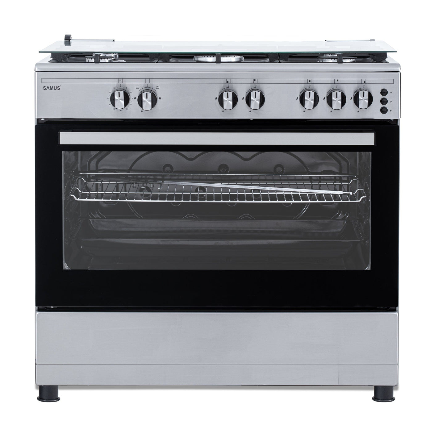 Samus Aragaz Aragaz SamusSM950AGRXS1 | 92L, 90cm, Inox, Argintiu, Timer