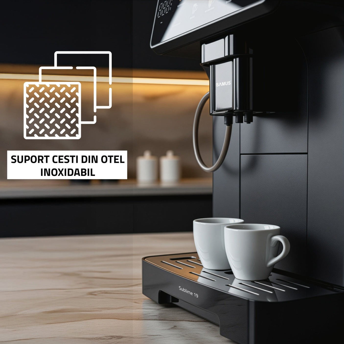 Samus Espressor automat Cafetieră Samus | Negru