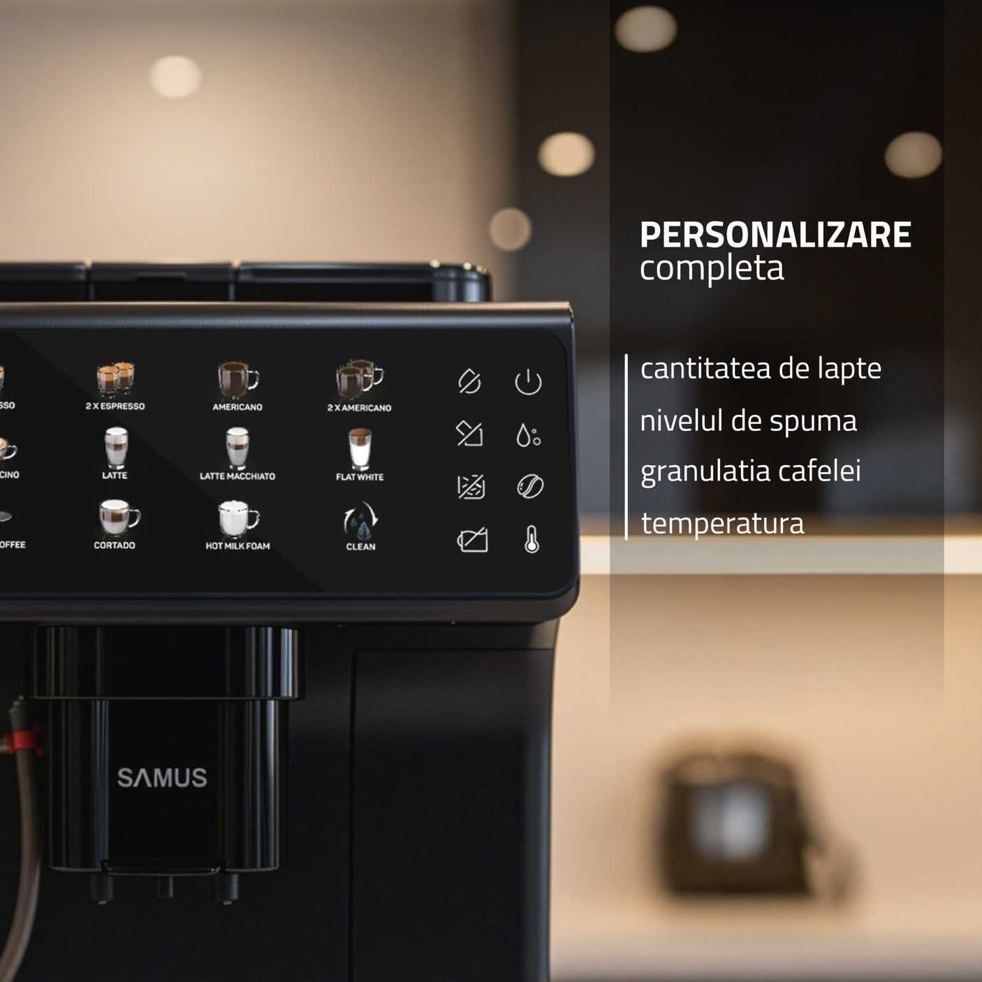 Samus Espressor automat Cafetieră Samus | Negru