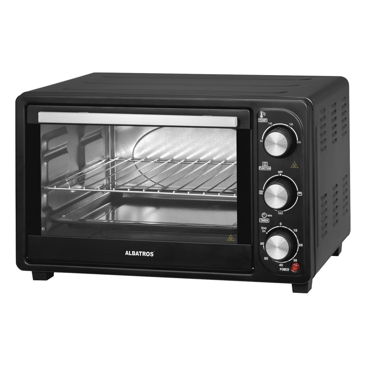 Samus Cuptor electric Cuptor Electric Samus A23B2 | 1380W, 23L, Inox, Negru