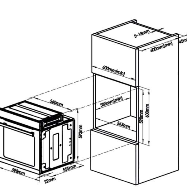 Samus Cuptor incorporabil Cuptor Incorporabil Samus SC623GX5 | 2000W, 75L, Gri