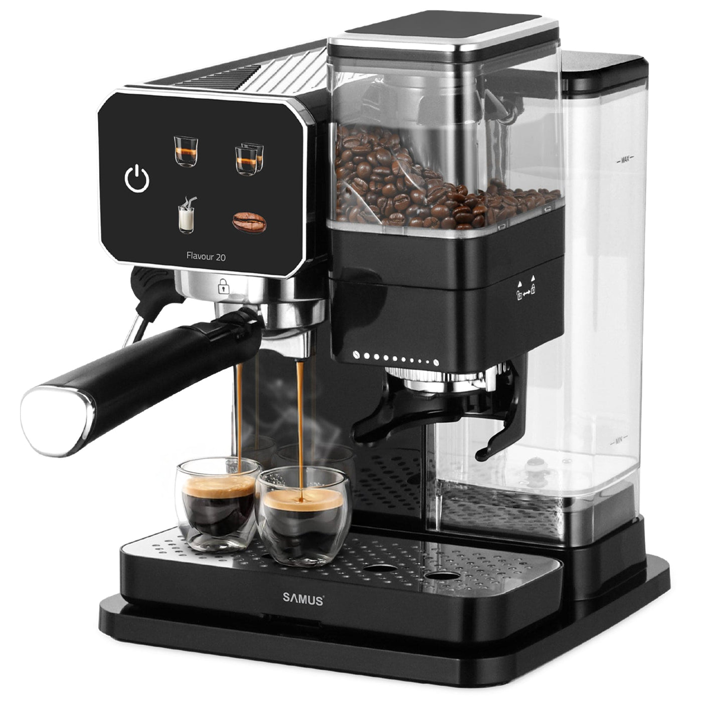Samus Espressor automat Espressor Manual Samus | 0.9L, Negru