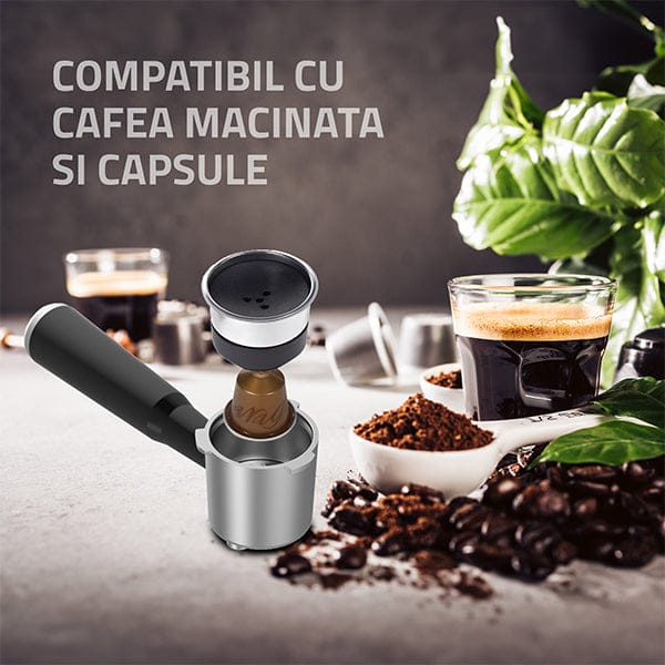 Samus Espressor automat Espressor Manual Samus | 1350W, 1.2L, Negru