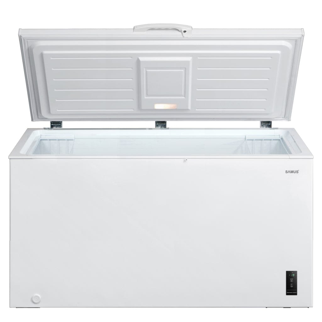 Samus Lada frigorifica Ladă Frigorifică Samus LS446E | 418L, Aluminiu, LED