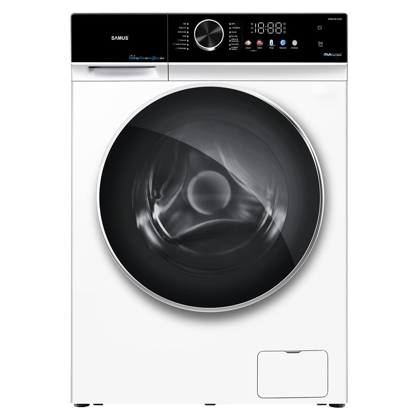 Samus Masina de spalat rufe Mașină de Spălat Rufe Inverter Samus | 10kg, 1200 RPM, 14 programe