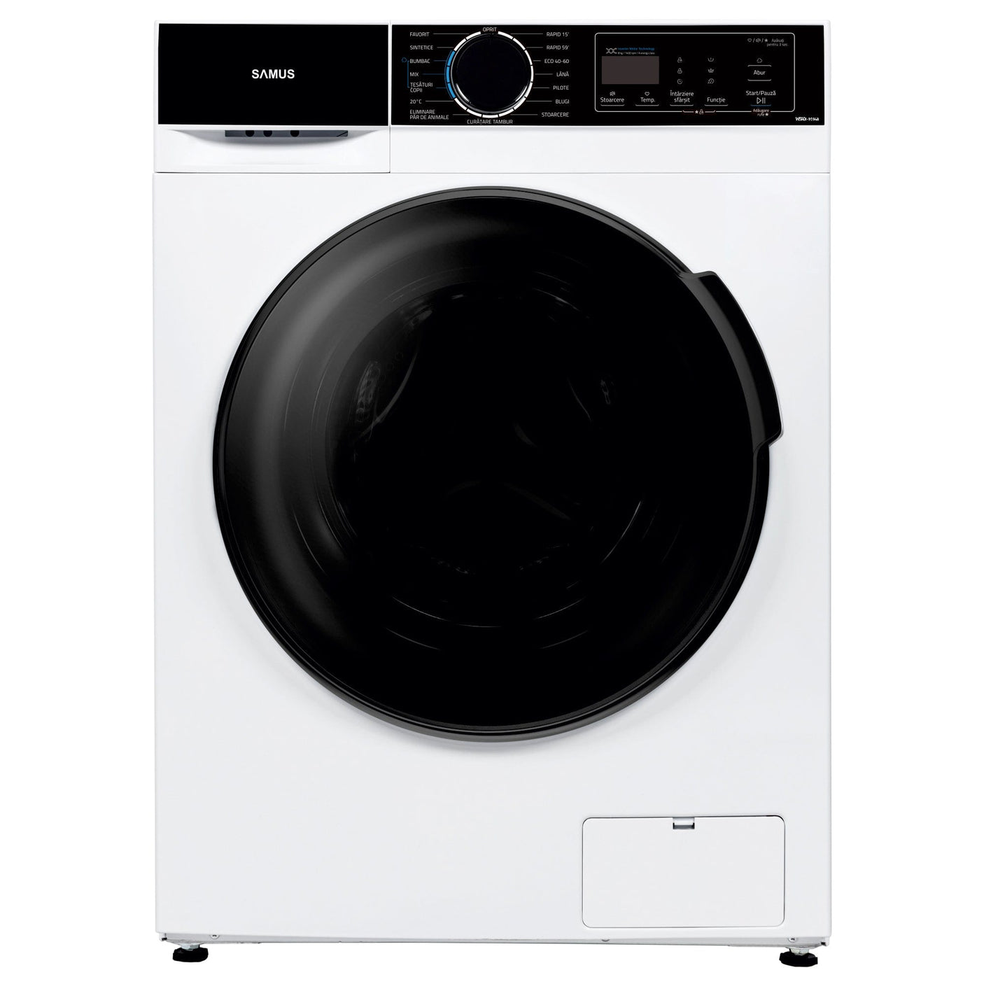 Samus Masina de spalat rufe Mașină de Spălat Rufe Inverter Samus | 10kg, 1400 RPM, 15 programe