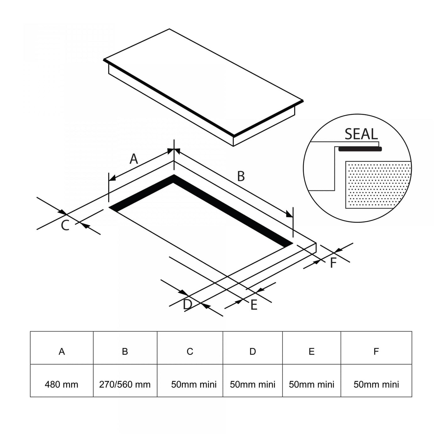 Samus Plita electrica Plită Electrică Samus PSI-43BG1 | 5800W, 45cm, Touch, Timer